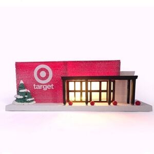 2025 Target Christmas Festive Bullseye Playground Light-Up Storefront Building